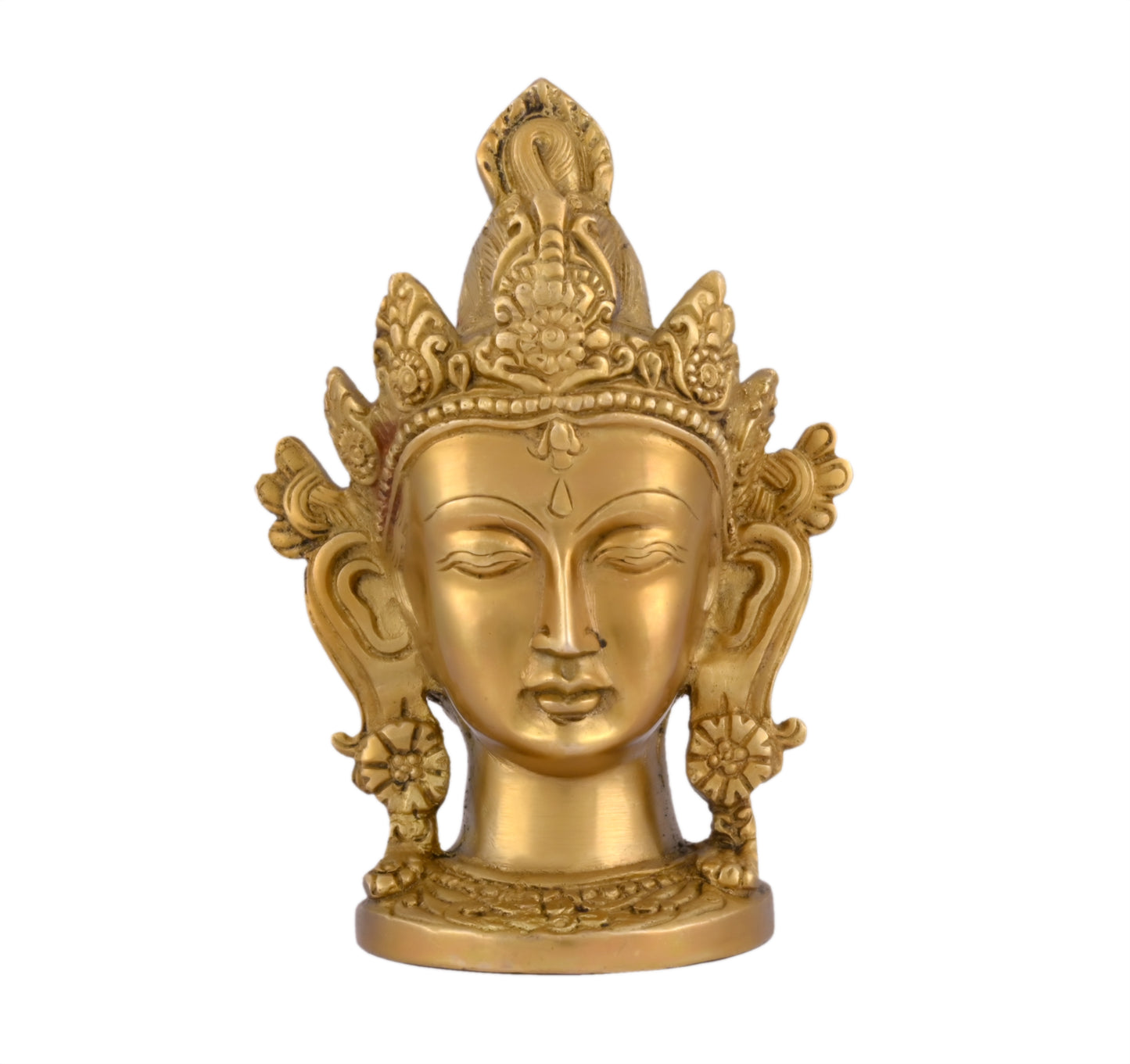 Brass Tara Devi Head