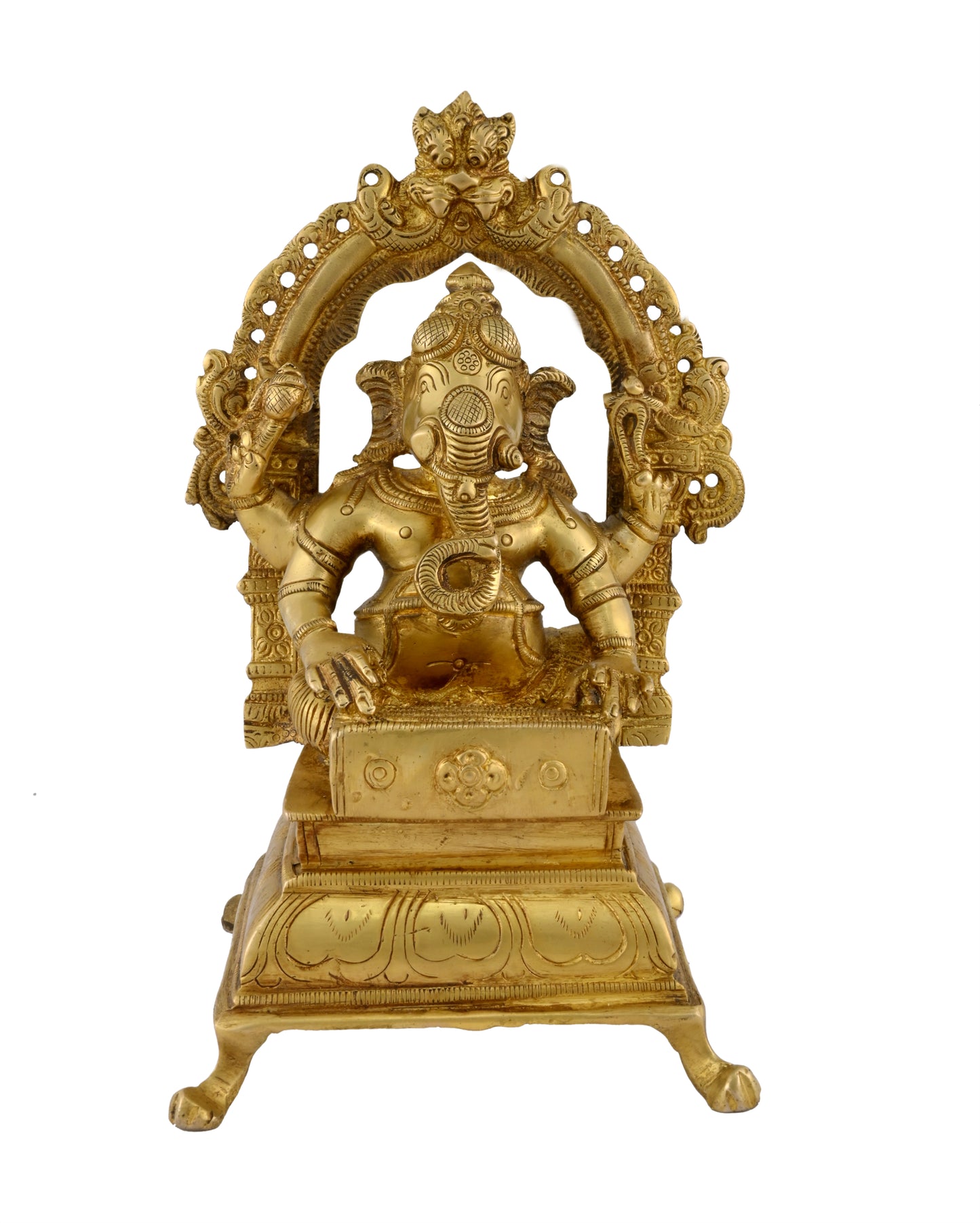 Brass Music Ganesh Arch Harmonium