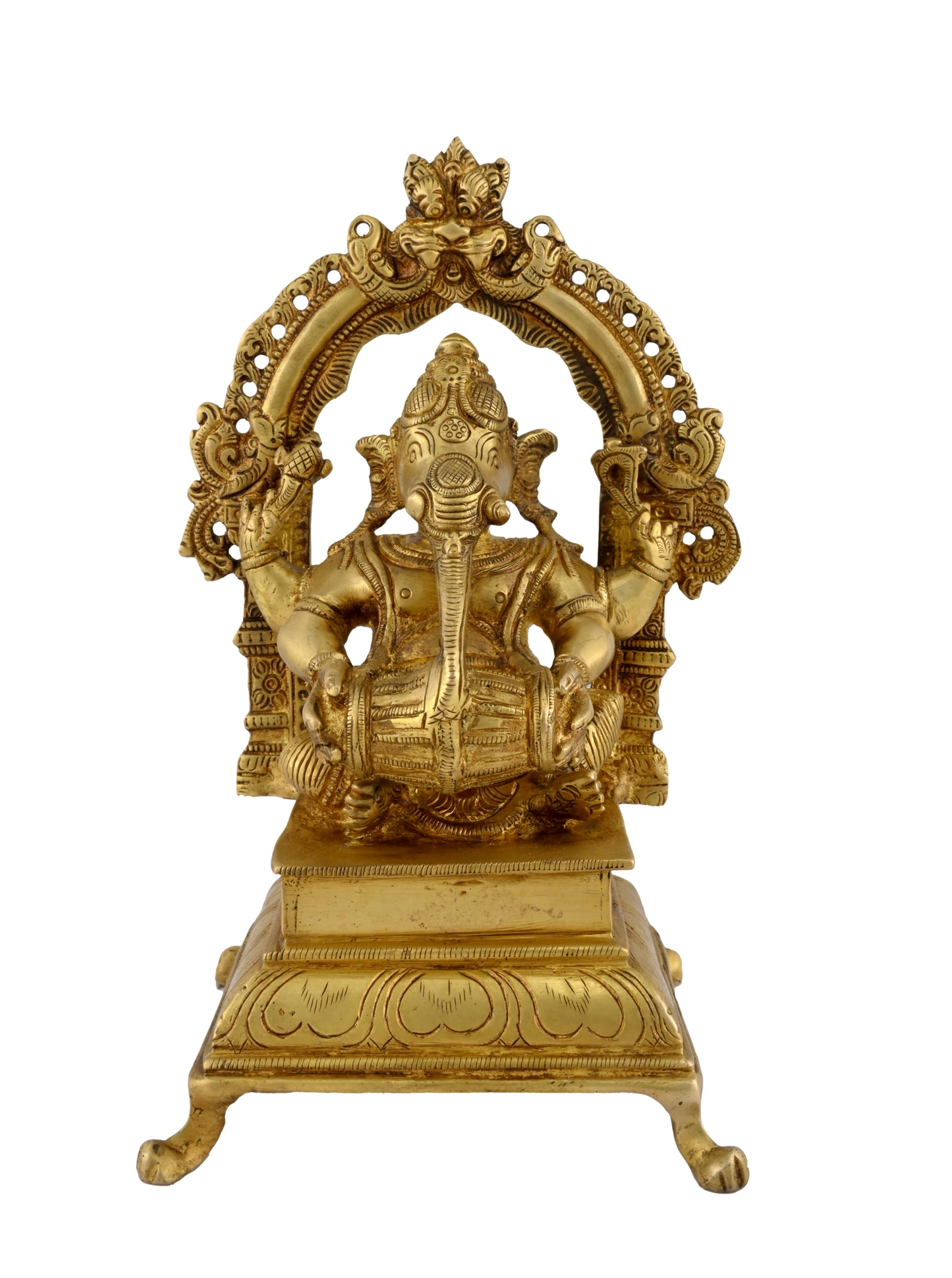 Brass Music Ganesh Arch Dholak