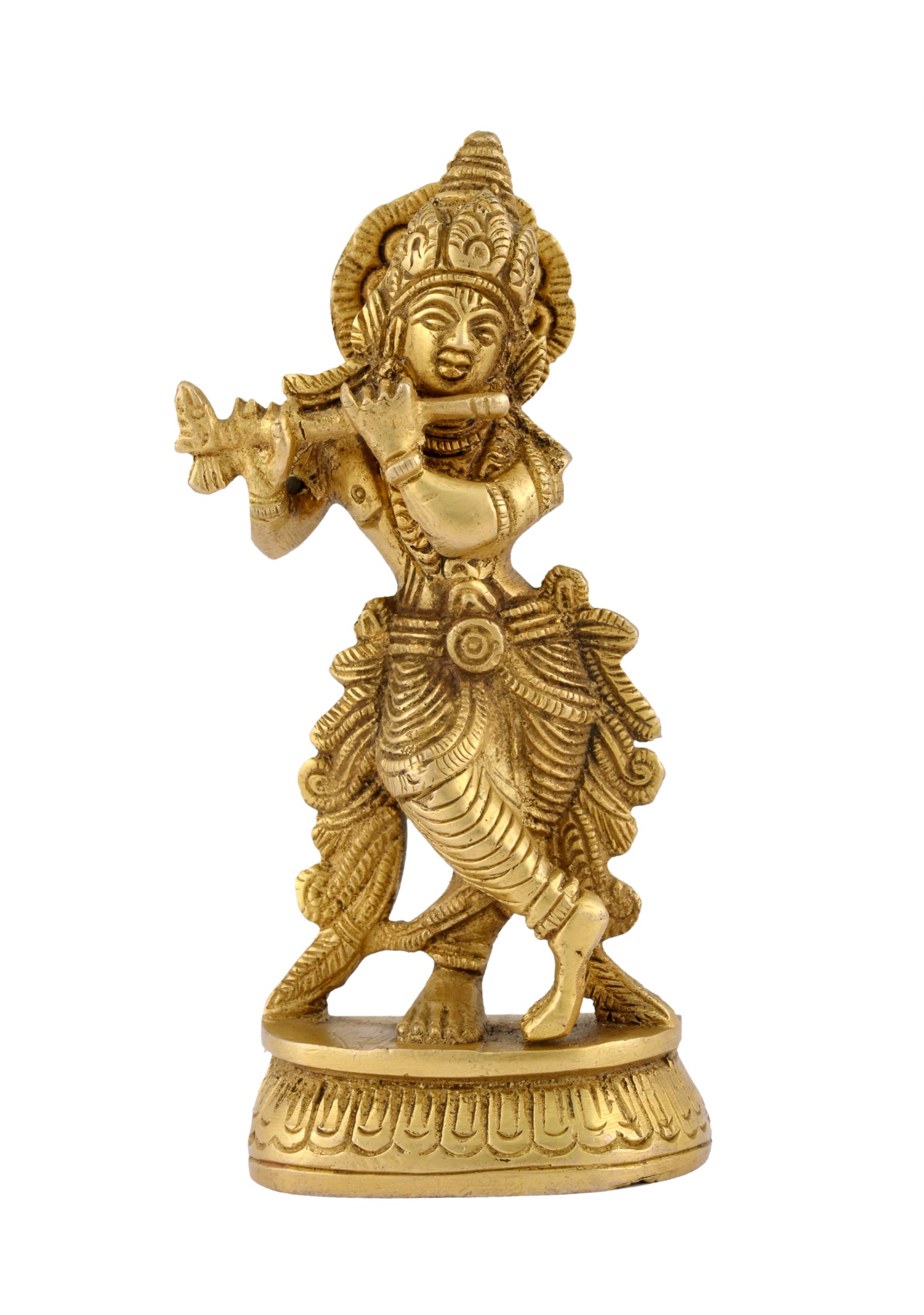 Brass Small Krishna