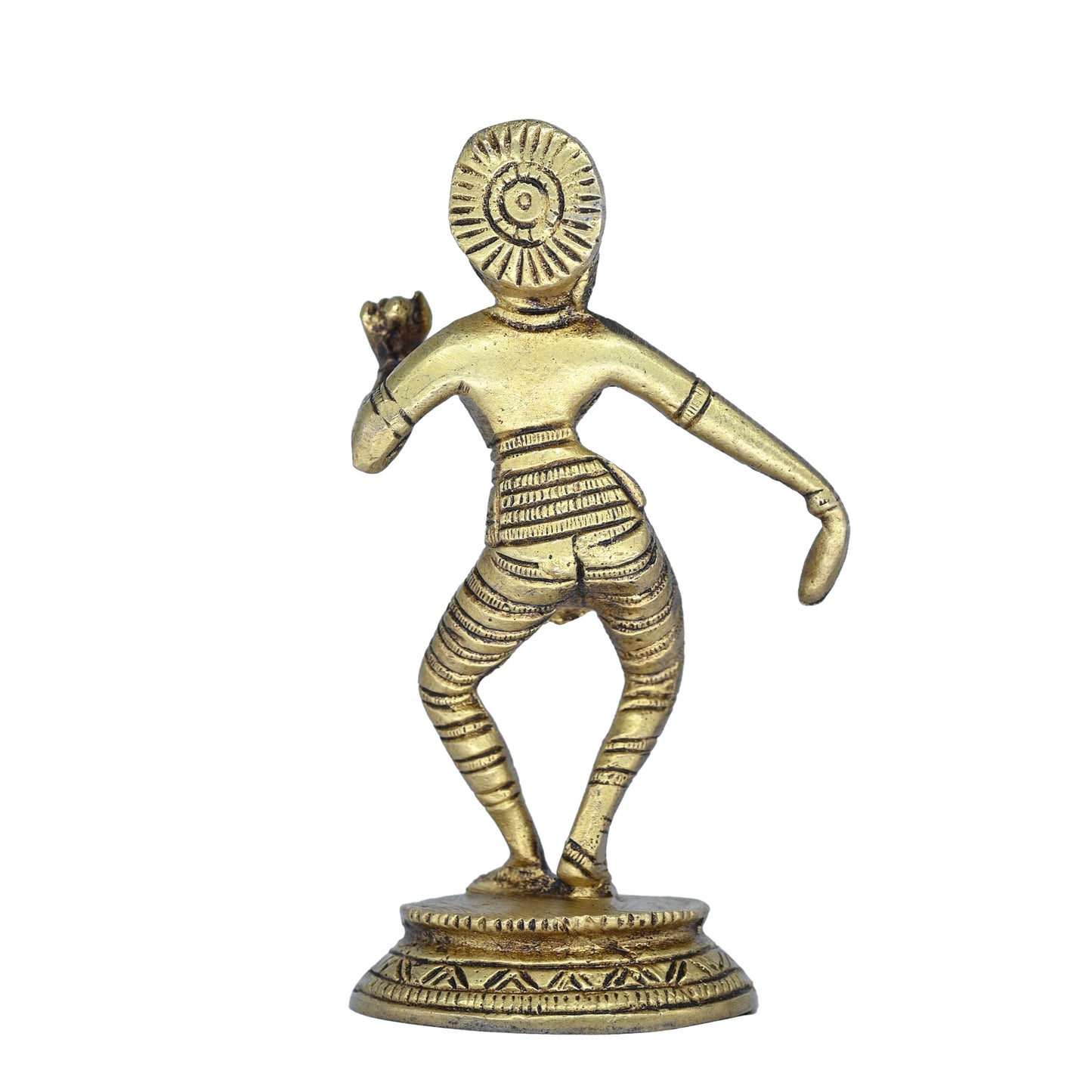 Brass Set of 5 Apsara Dancing Lady Statues