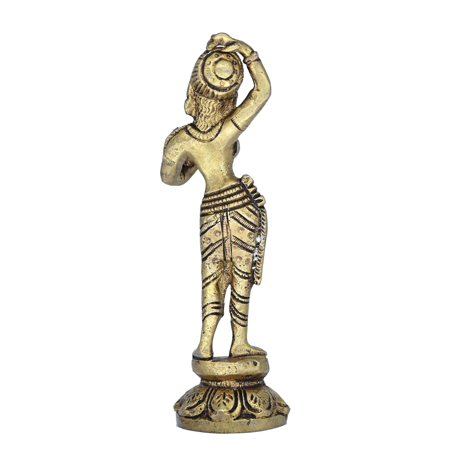 Brass Set of 5 Apsara Dancing Lady Statues