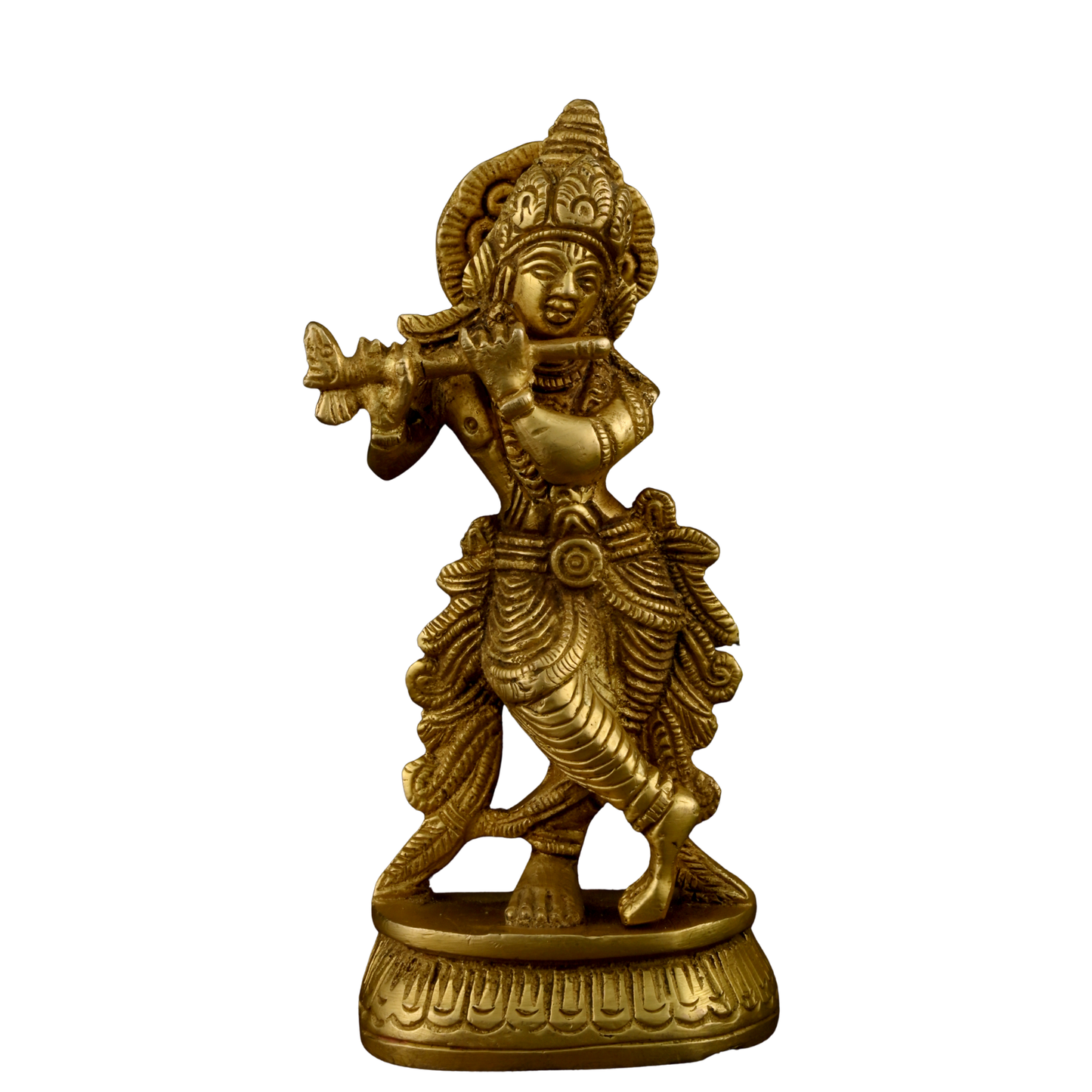 Brass Small Krishna