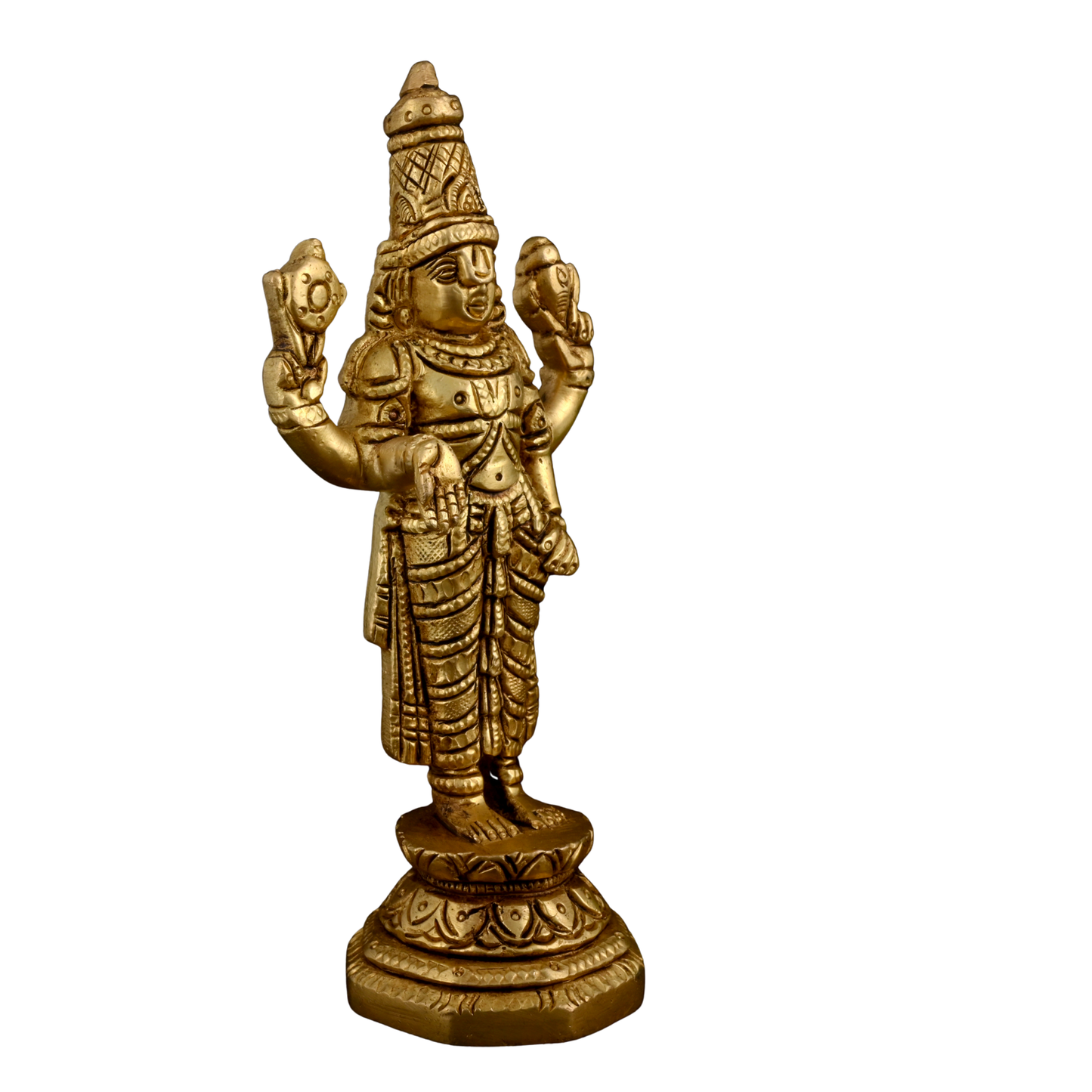 Brass Vishnu