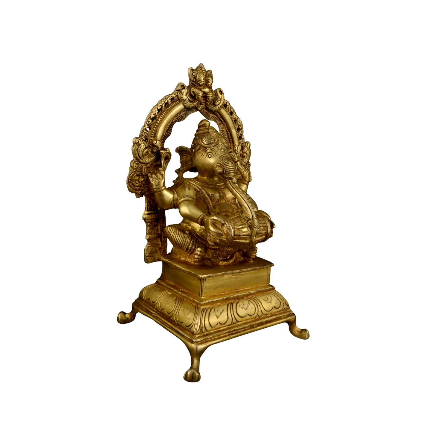 Brass Music Ganesh Arch Dholak