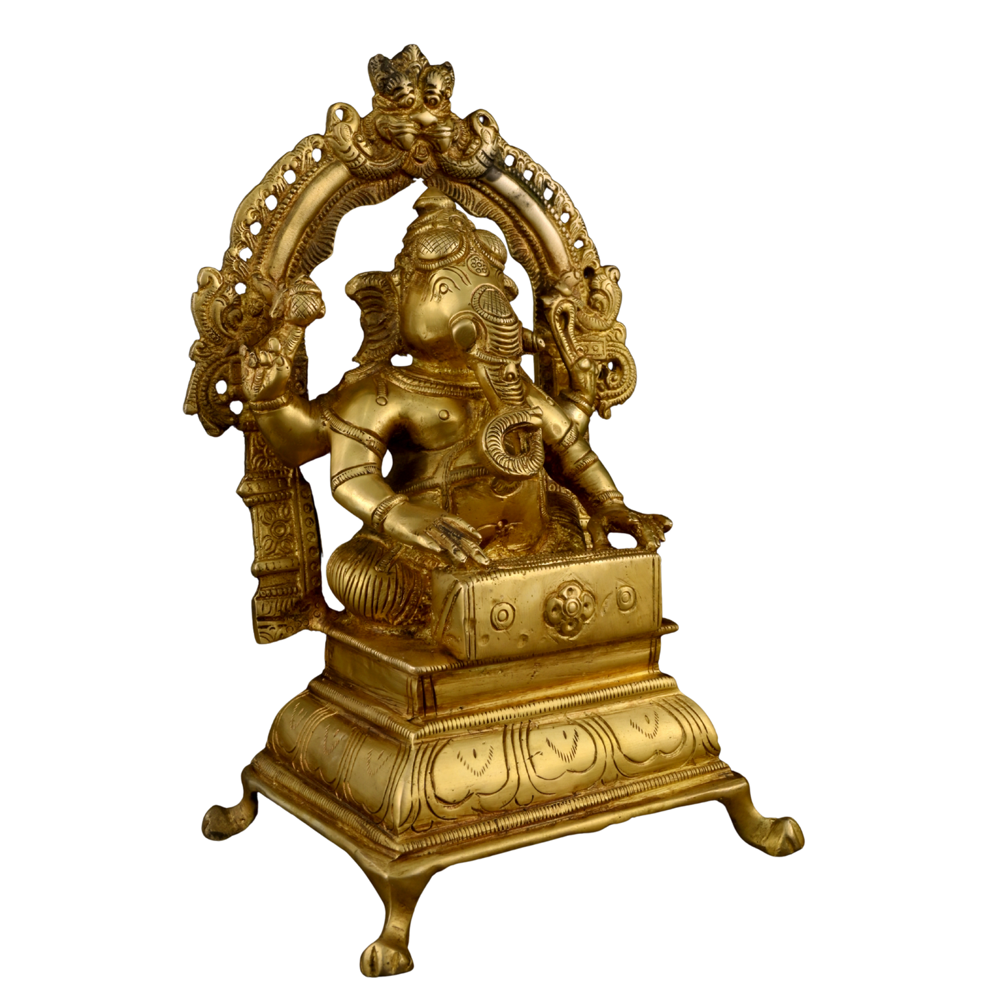 Brass Music Ganesh Arch Harmonium
