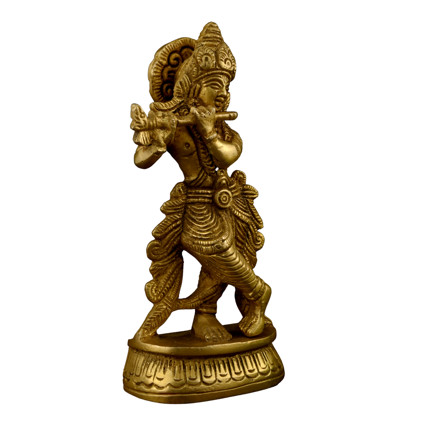 Brass Small Krishna