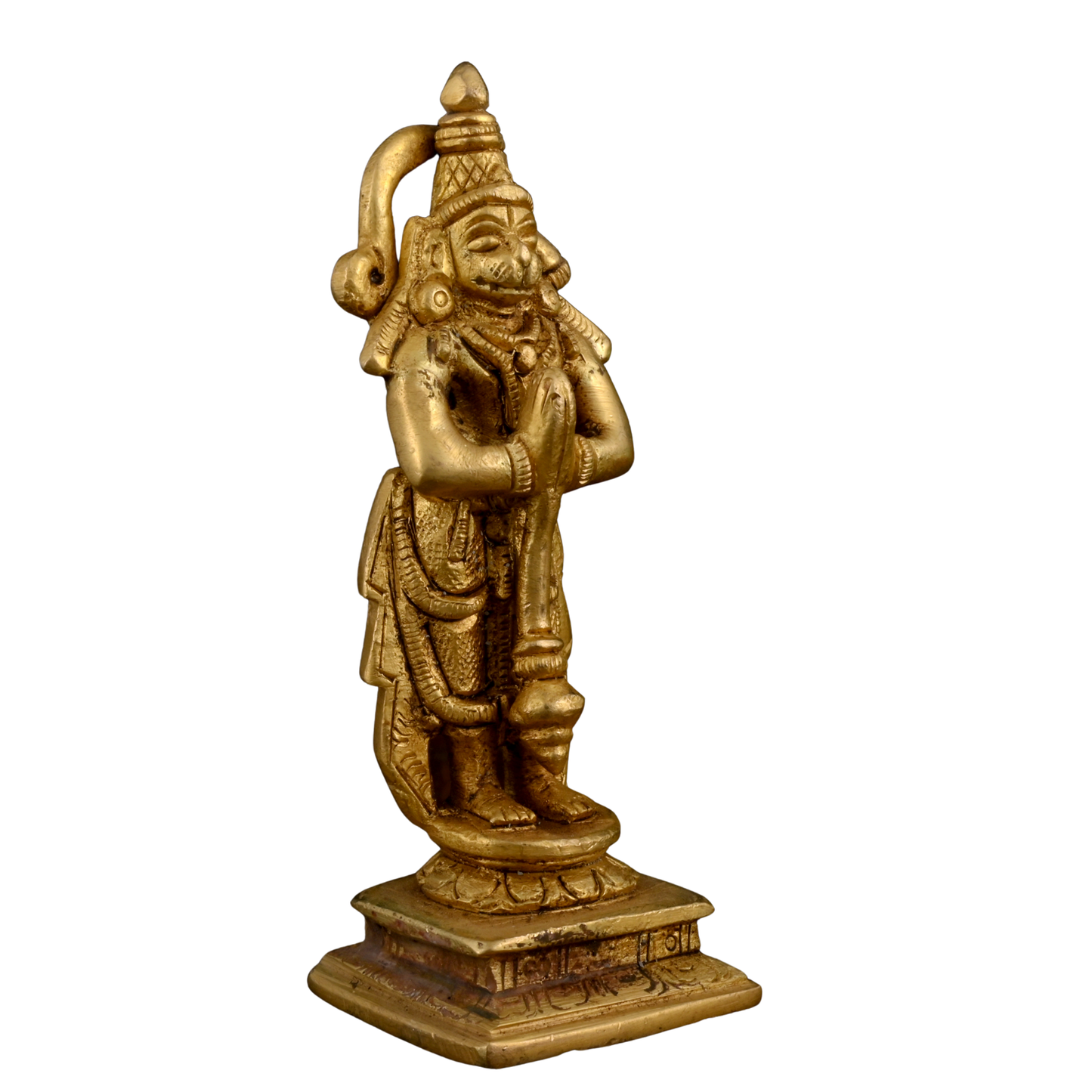 Brass Hanuman Standing Small