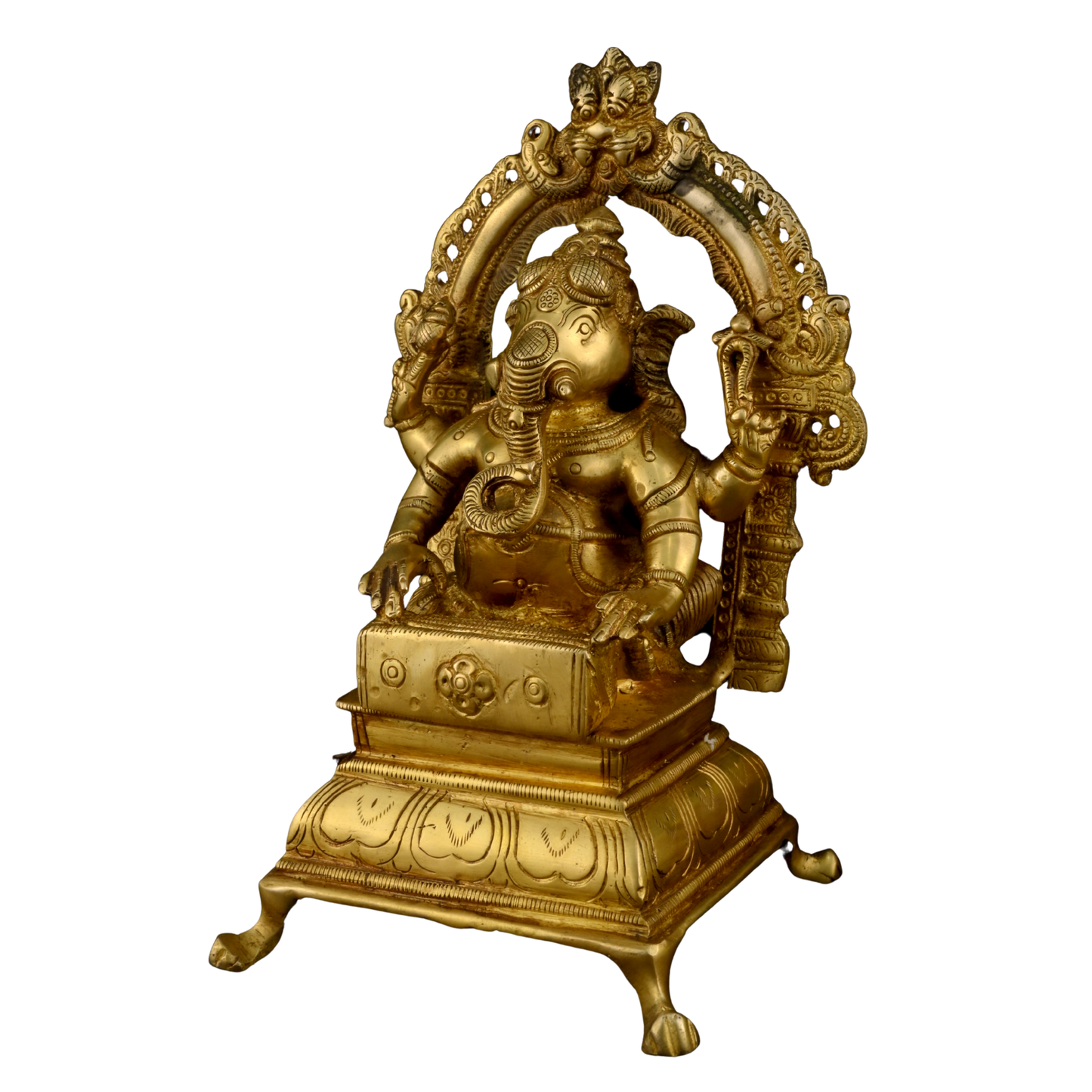 Brass Music Ganesh Arch Harmonium