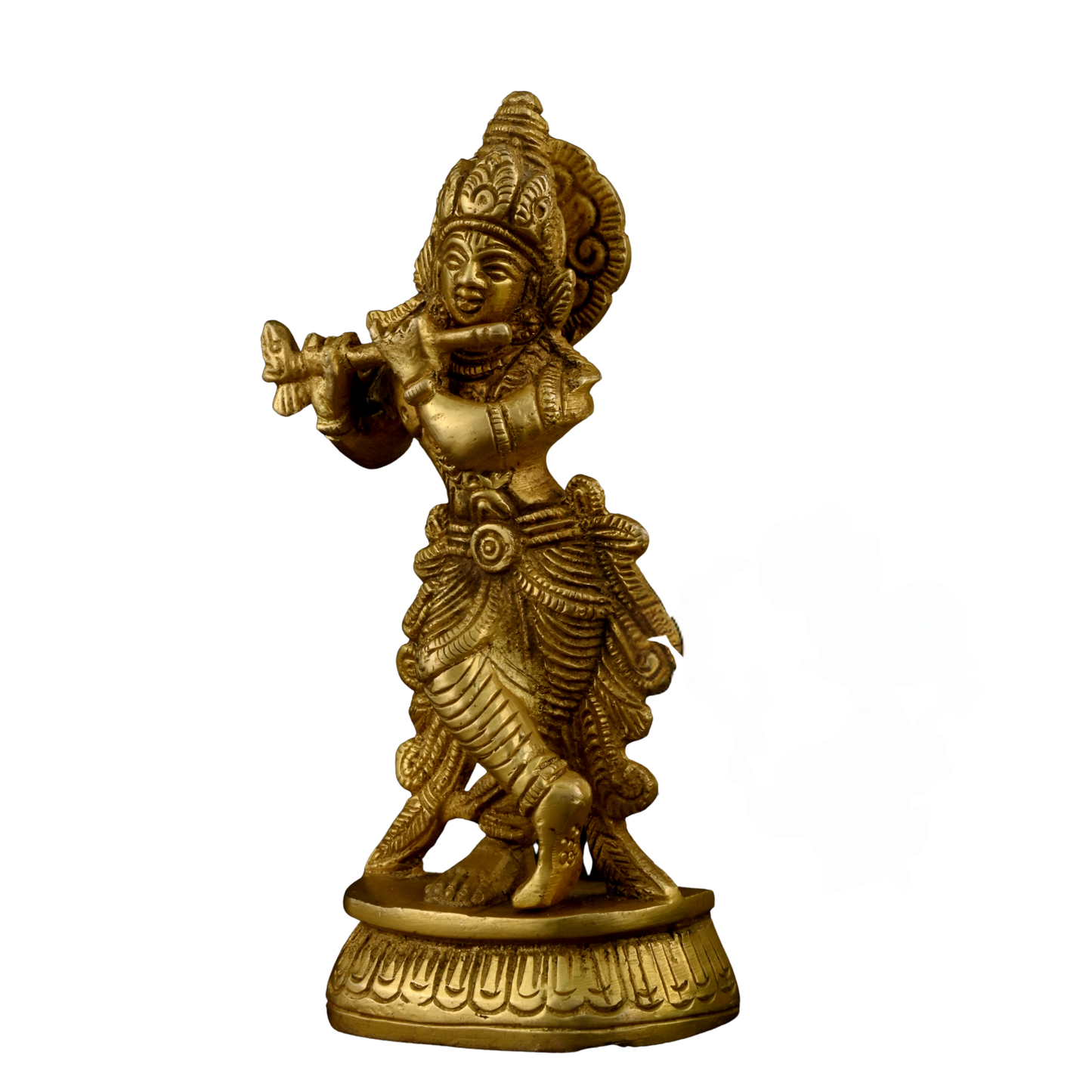 Brass Small Krishna