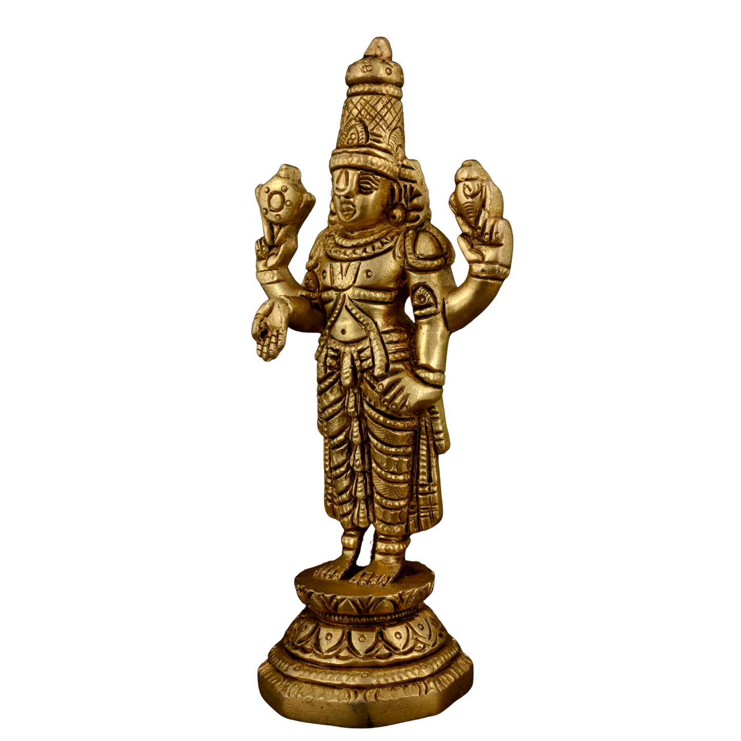 Brass Vishnu