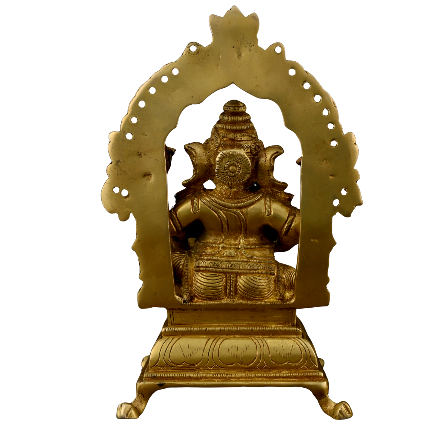 Brass Ganesh Music Arch - Tabla