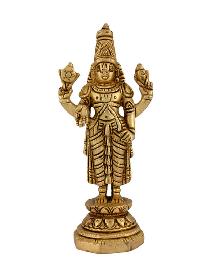 Brass Vishnu