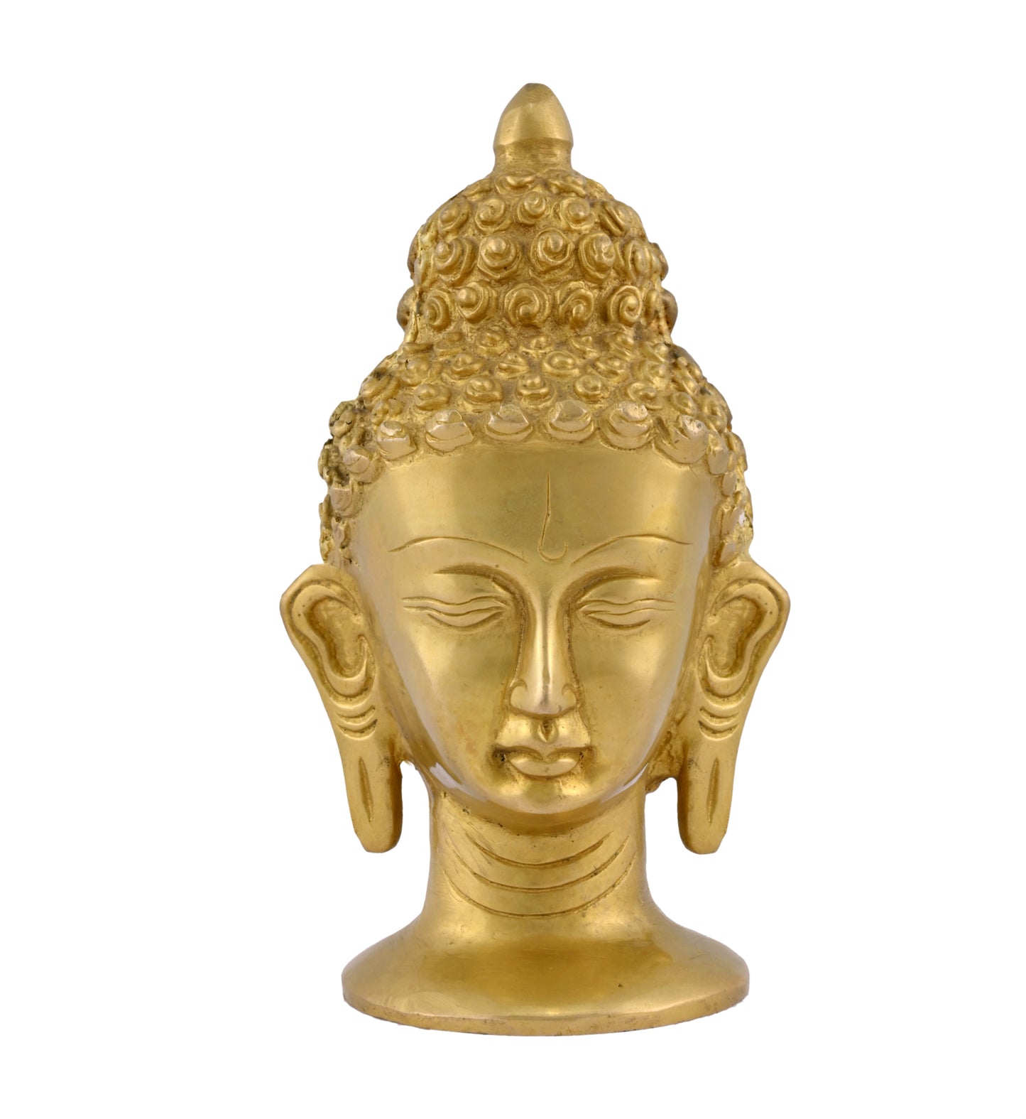 Brass Buddha Head