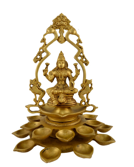 Brass Laxmi 21 Diya