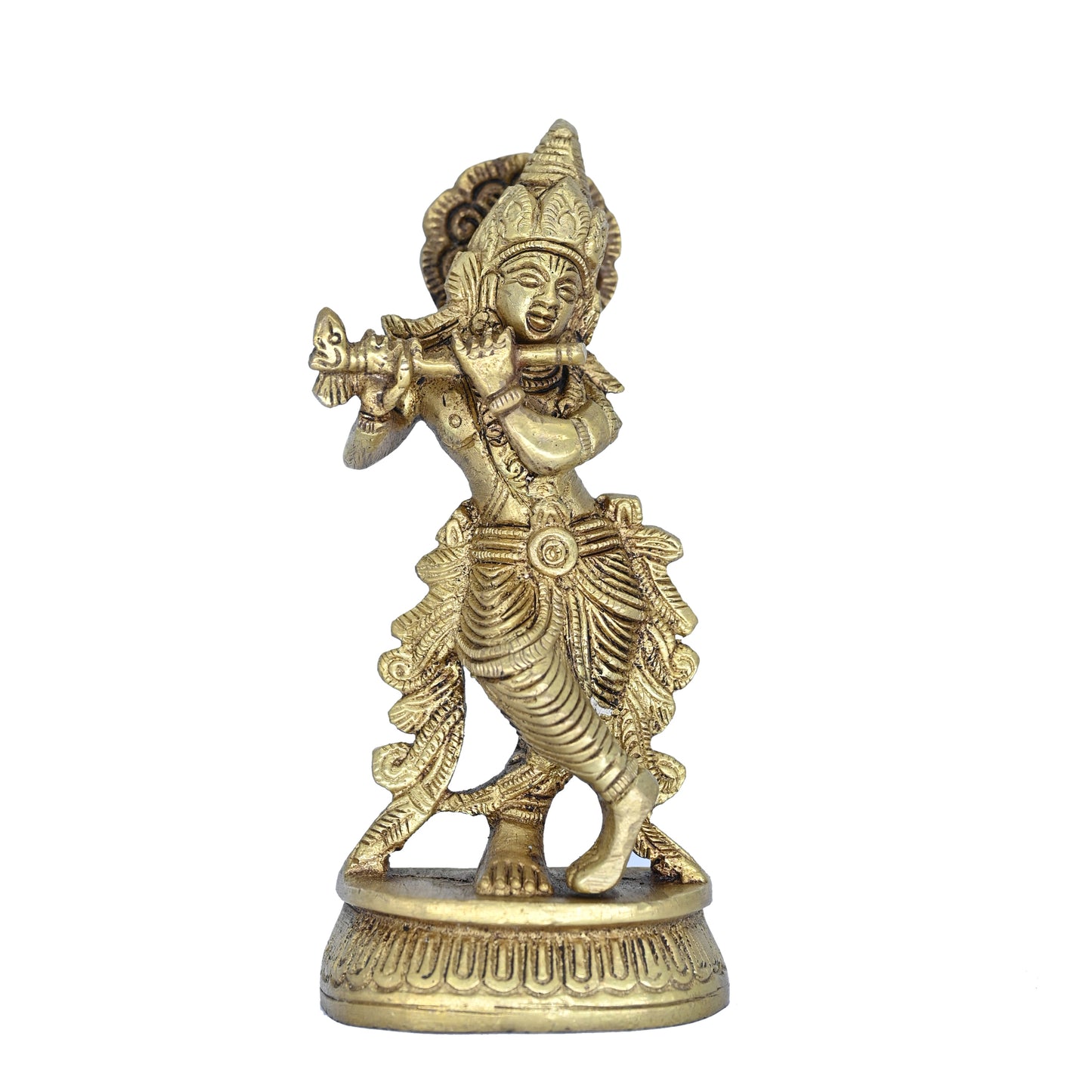 Brass Krishna Small