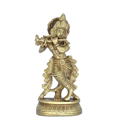 Brass Krishna Small