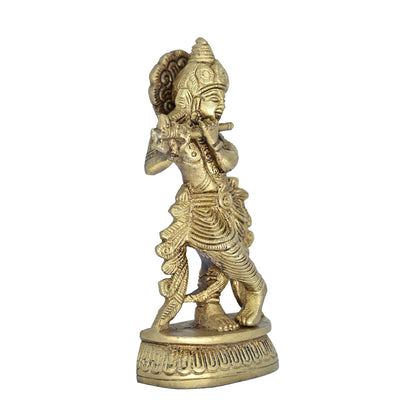 Brass Krishna Small