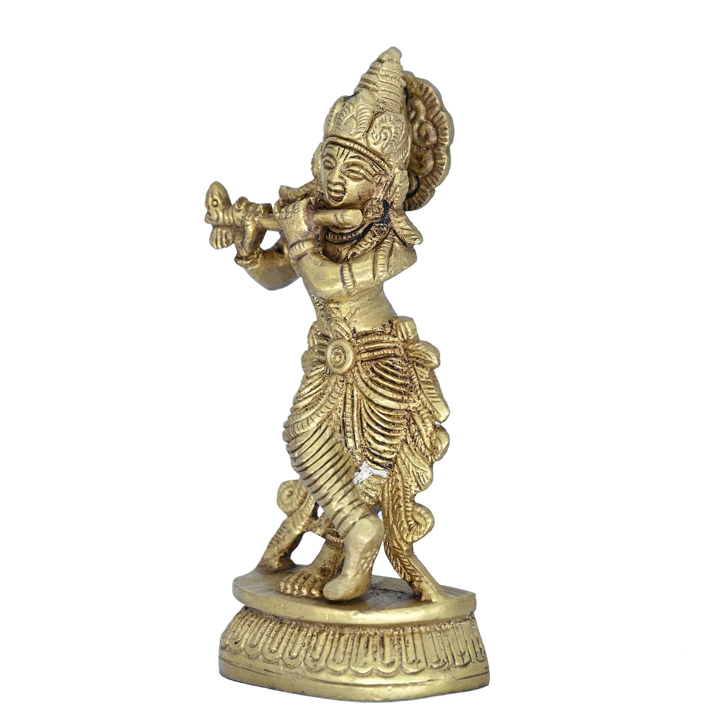 Brass Krishna Small