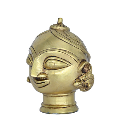 Brass Gauri Head