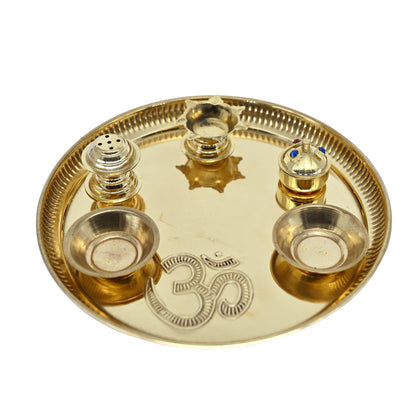 Brass Pooja Thali