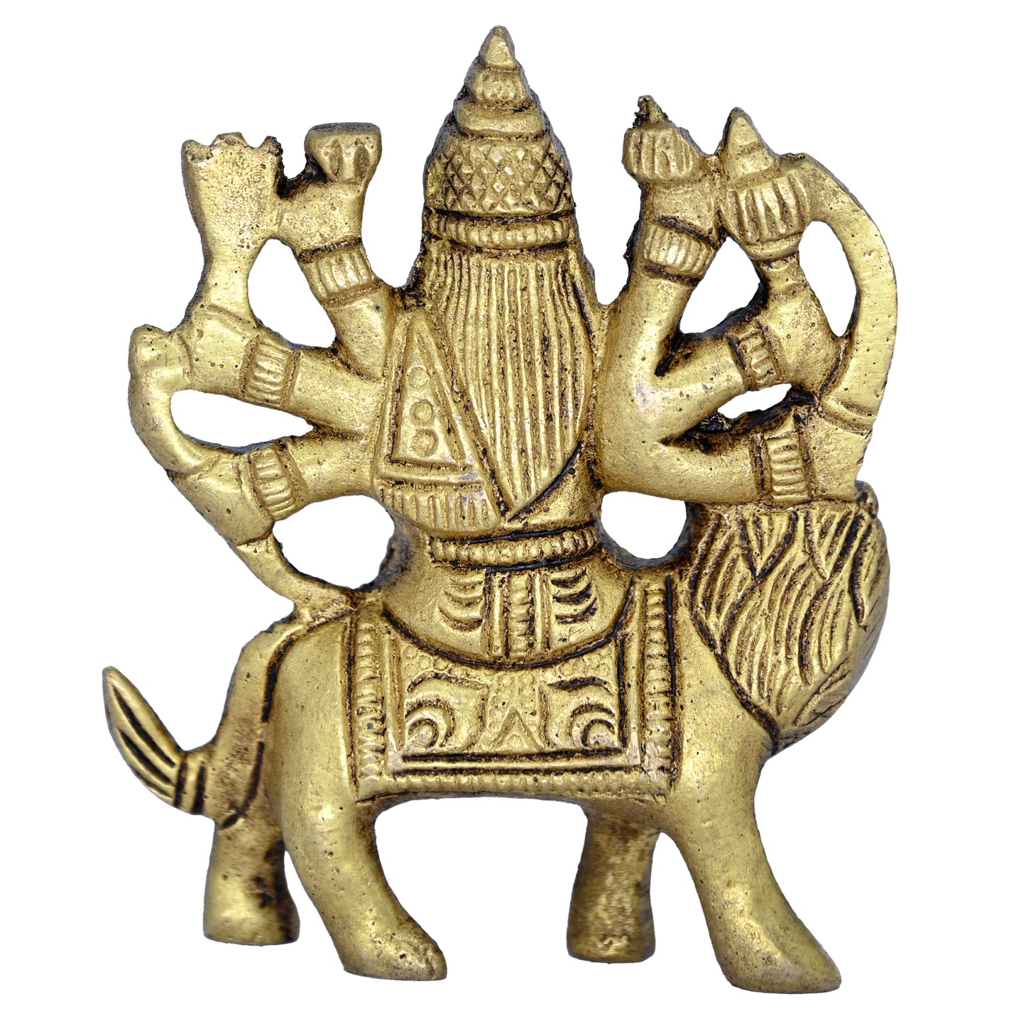 Brass Miniature Durga