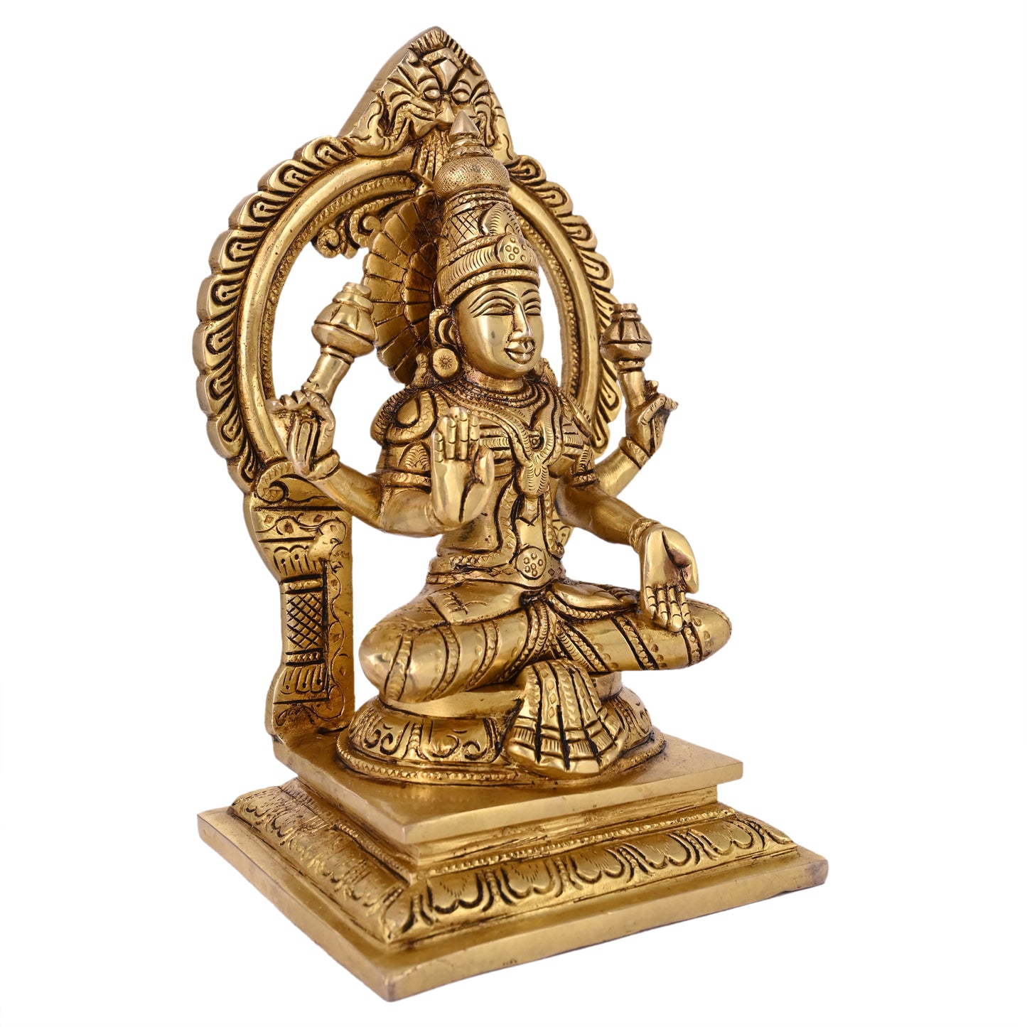 Brass Ganesha & Laxmi - Big Arch