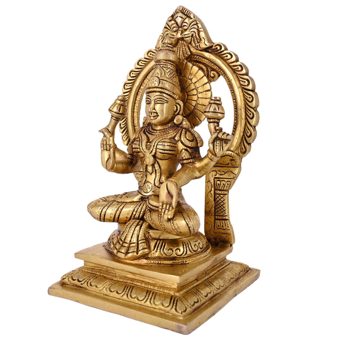 Brass Ganesha & Laxmi - Big Arch