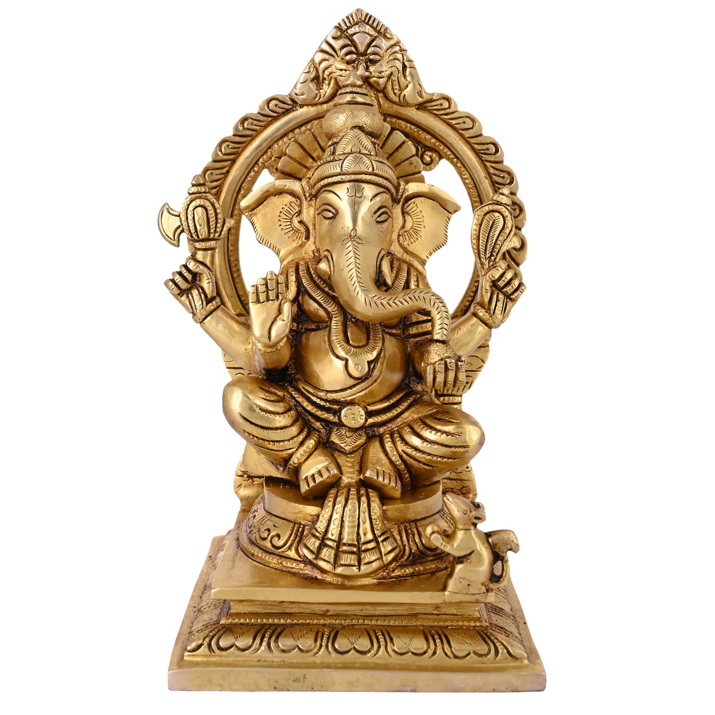 Brass Ganesha & Laxmi - Big Arch