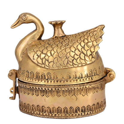Brass Swan Box
