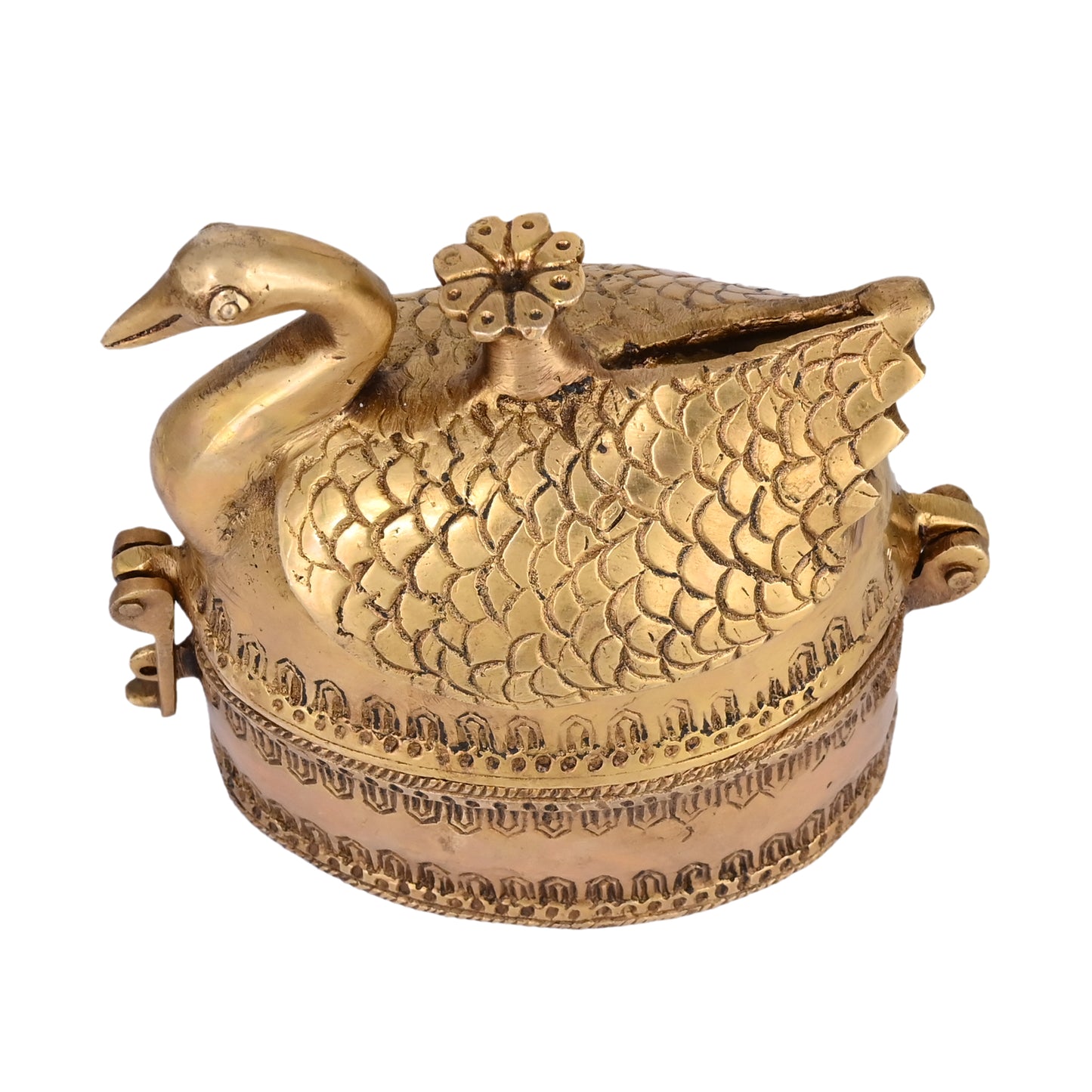 Brass Swan Box