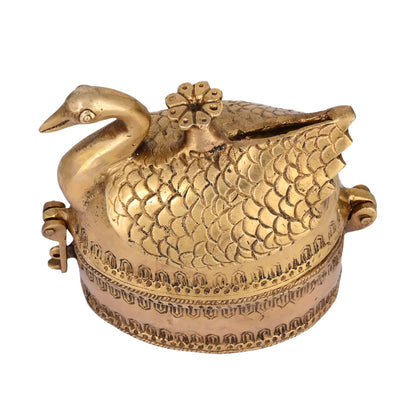Brass Swan Box