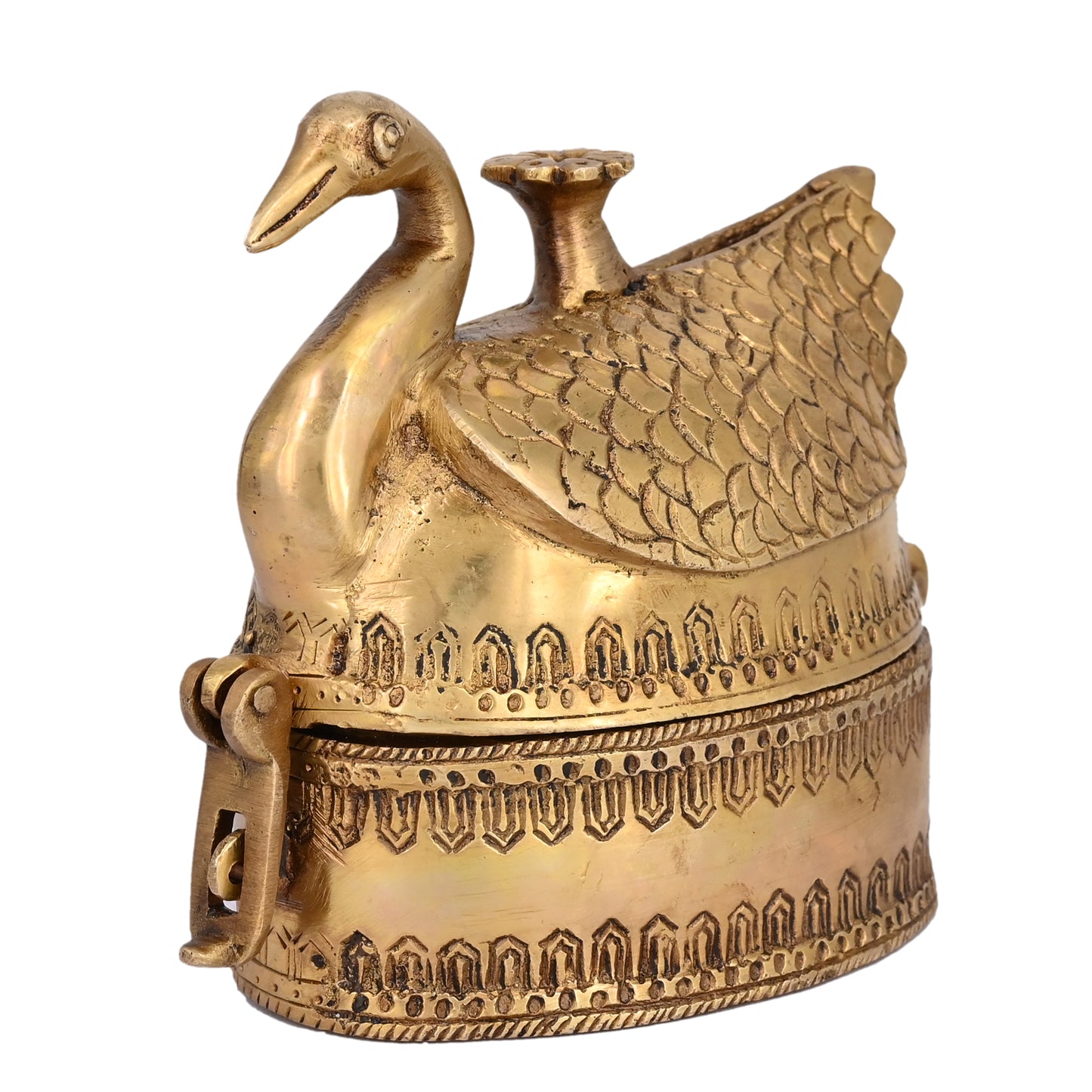 Brass Swan Box