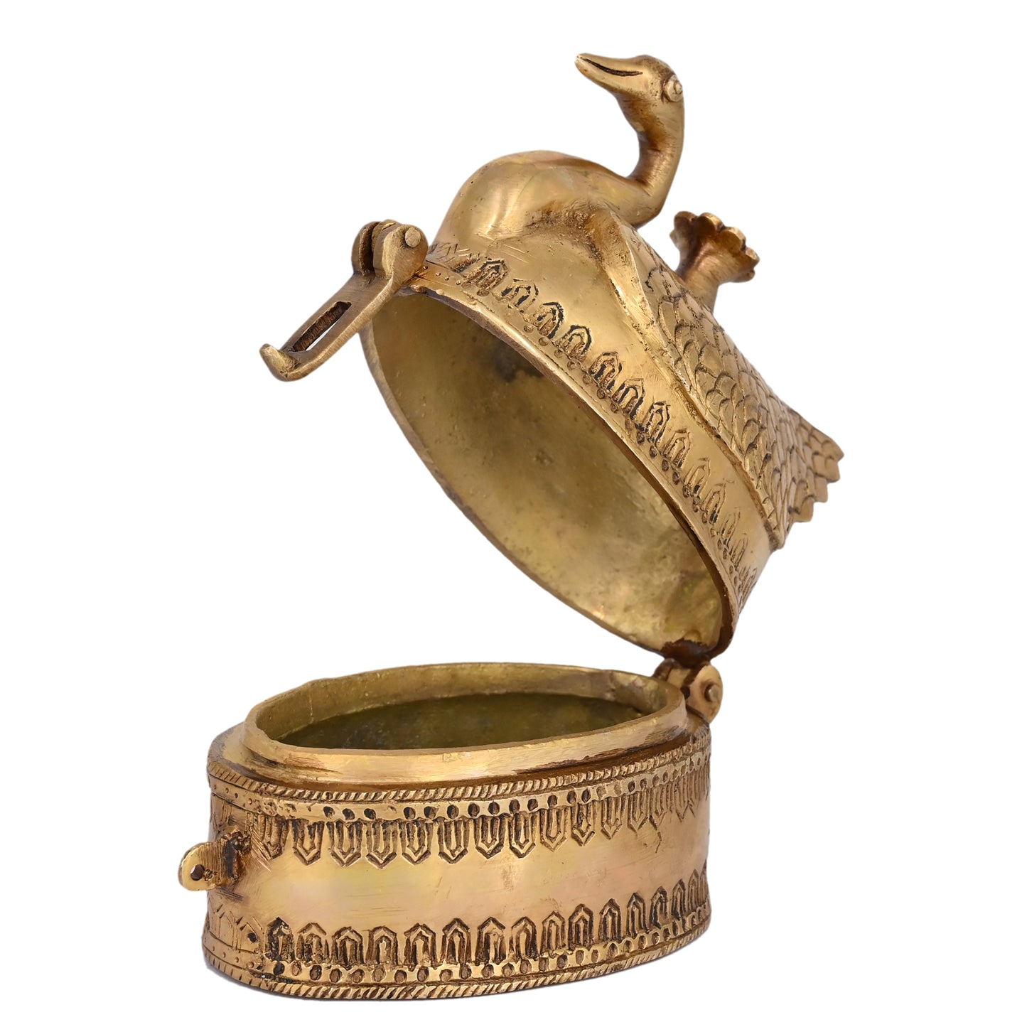 Brass Swan Box