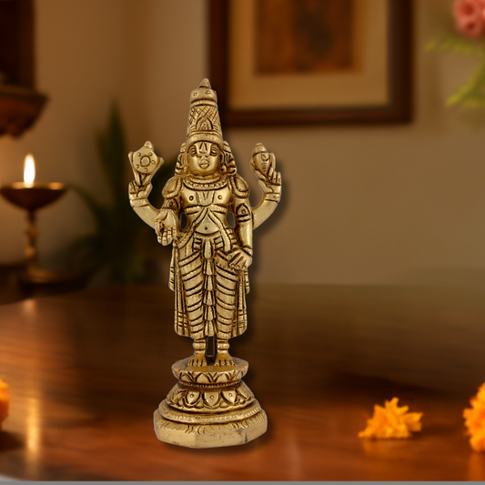 Brass Vishnu