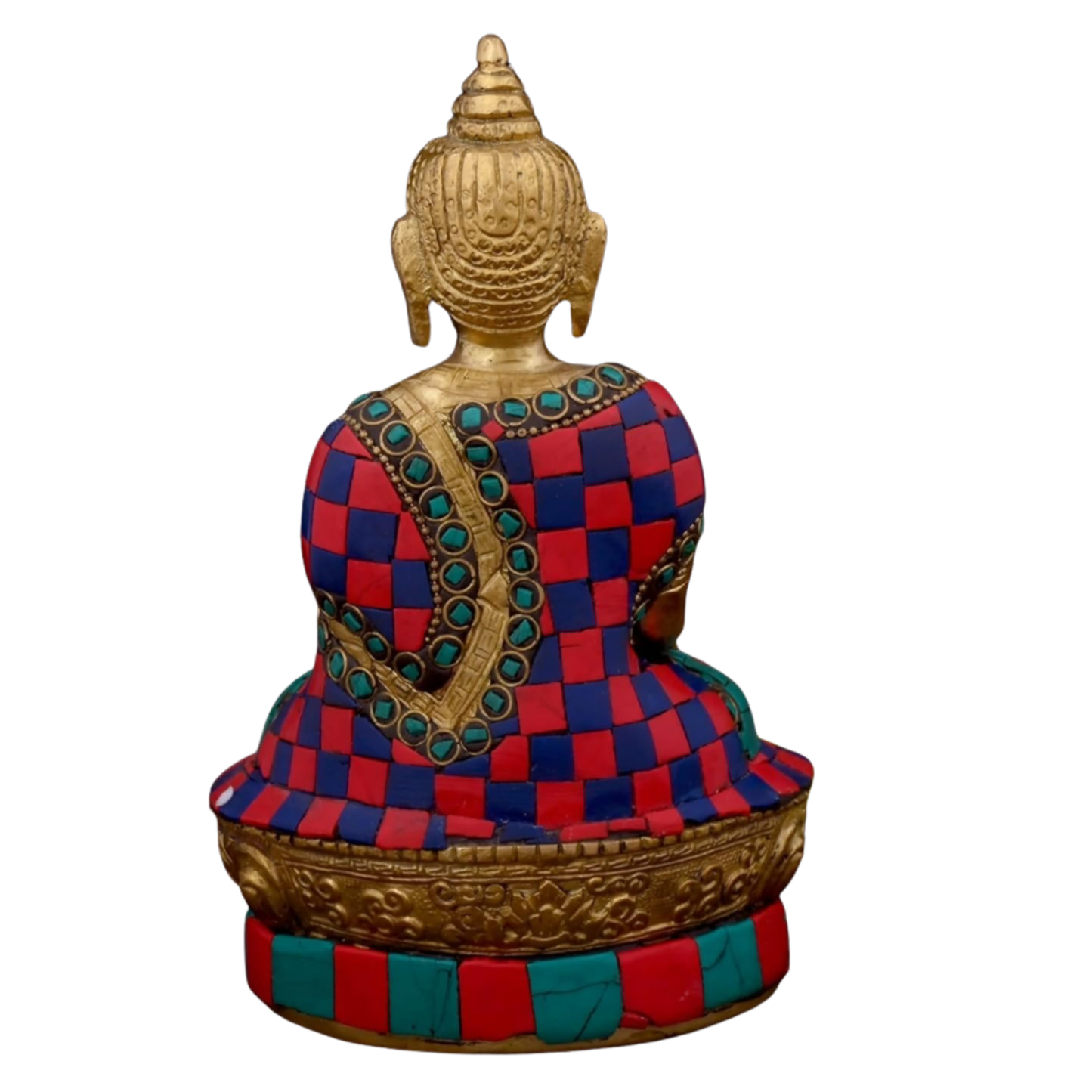 Brass Buddha Idol Sitting