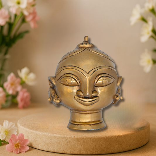 Brass Gauri Head