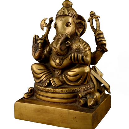 Brass Antique Ganesha
