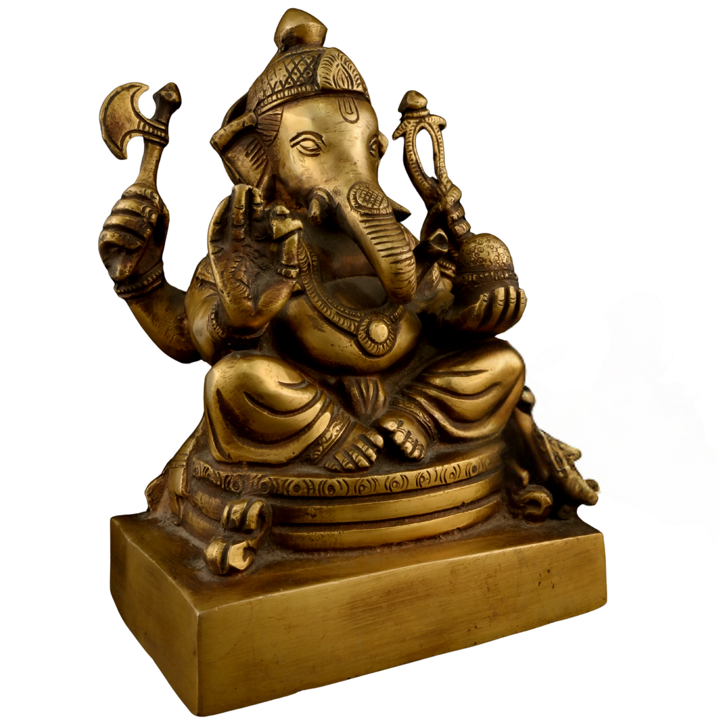 Brass Antique Ganesha