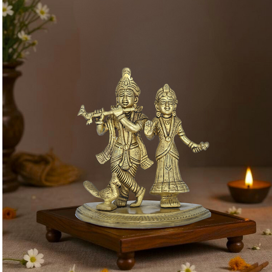 Brass Radha Krishna