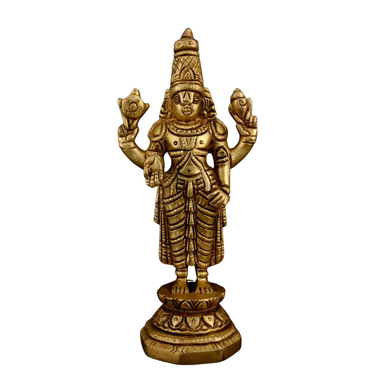Brass Vishnu