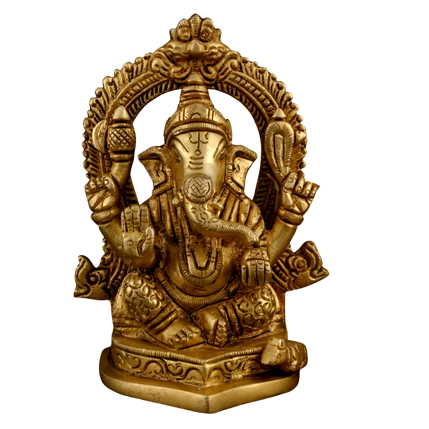 Brass Ganesha Arch