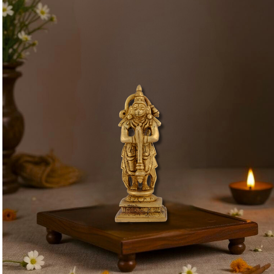 Brass Hanuman Standing Small