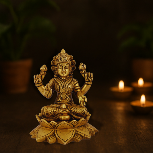 Brass Kamal Laxmi
