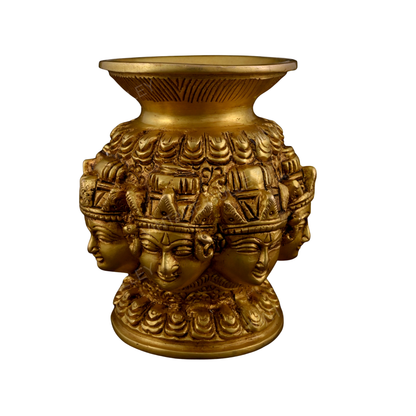 Brass Ashtlaxmi Kalash