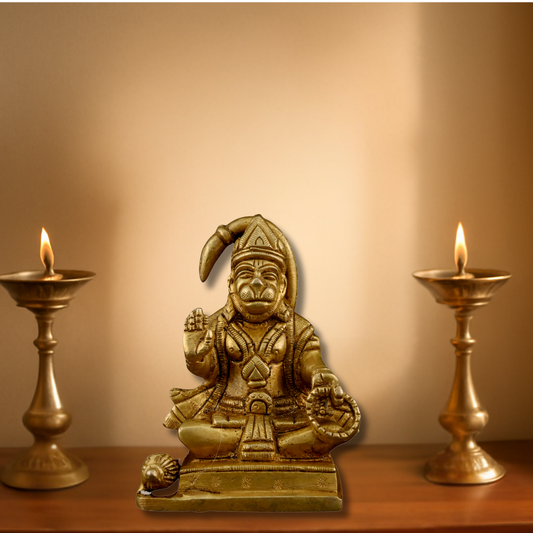 Brass Hanuman Aashirwad Baithak