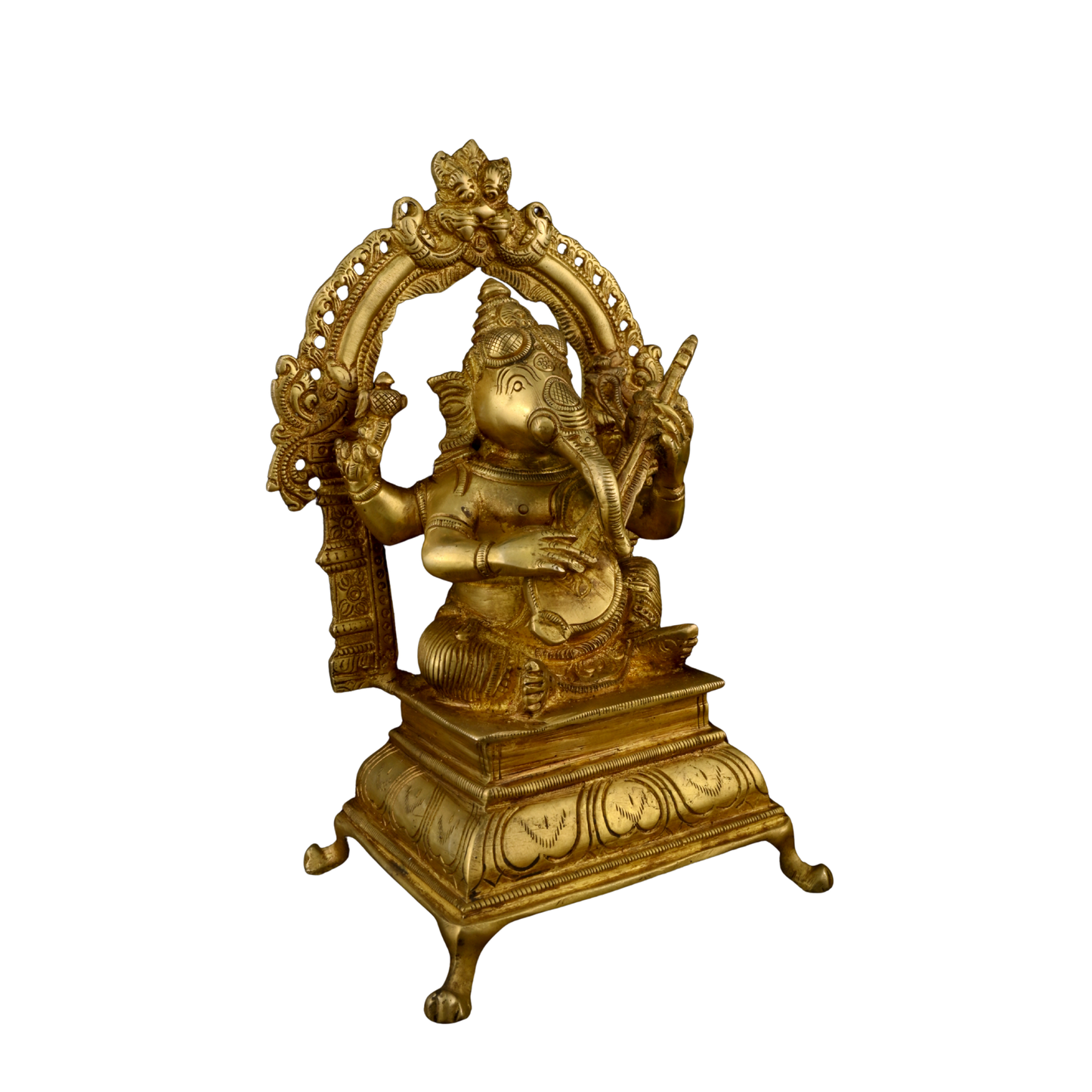 Brass Music Ganesh Arch Veena