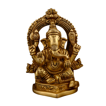 Brass Ganesha Arch