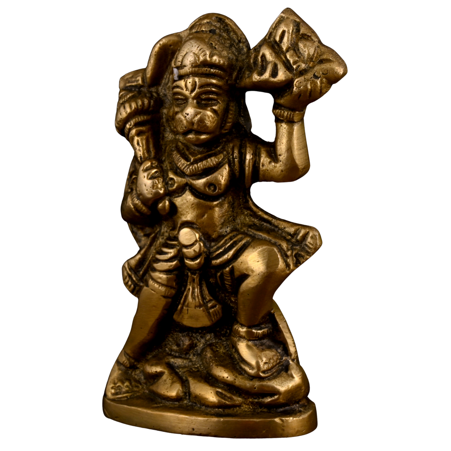 Brass Pahad Hanuman Small