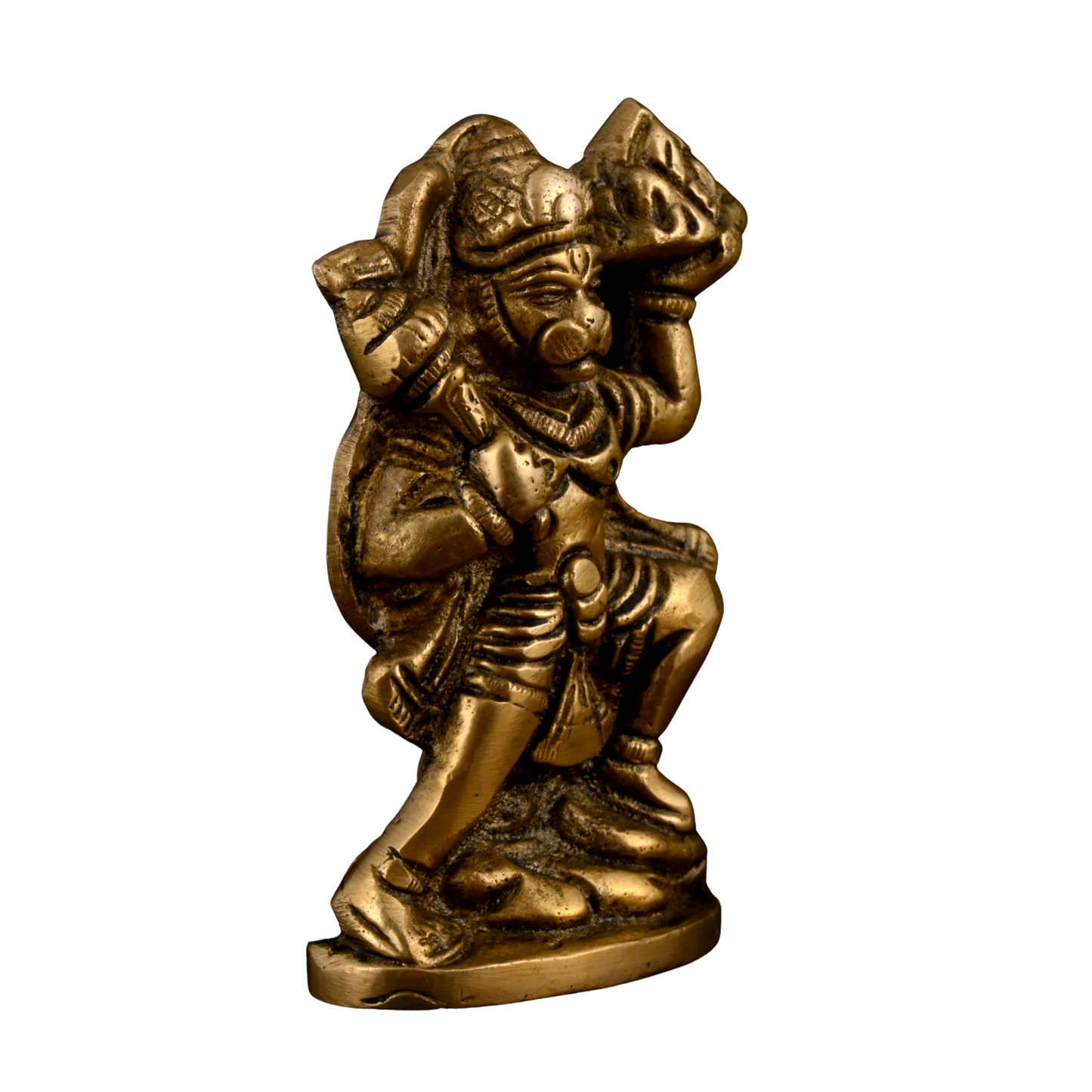 Brass Pahad Hanuman Small